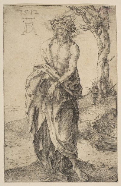 Man van smarten met gebonden handen, 1512 door Albrecht Dürer