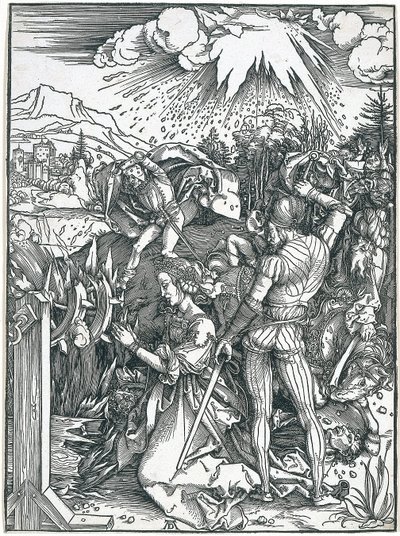 Martelaarschap van Sint-Catharina door Albrecht Dürer