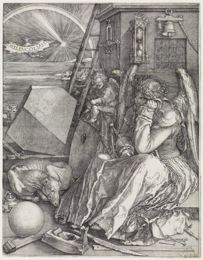 Melencolia I (De melancholie) door Albrecht Dürer