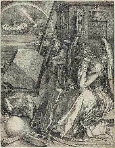 Melencolia I, 1514 door Albrecht Dürer