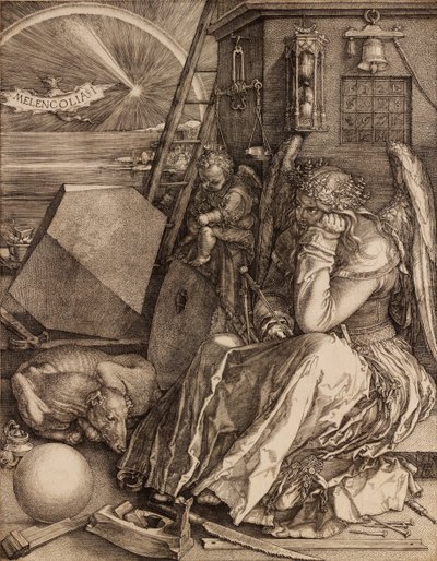 Melencolia I, 1514 door Albrecht Dürer
