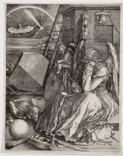 Melencolia I, 1514 door Albrecht Dürer