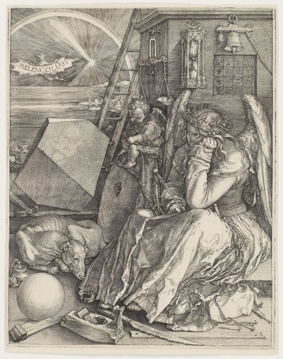 Melencolia I, 1514 door Albrecht Dürer