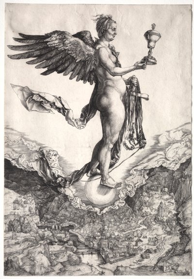 Nemesis door Albrecht Dürer