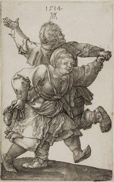 Boerenpaar dat Danst door Albrecht Dürer