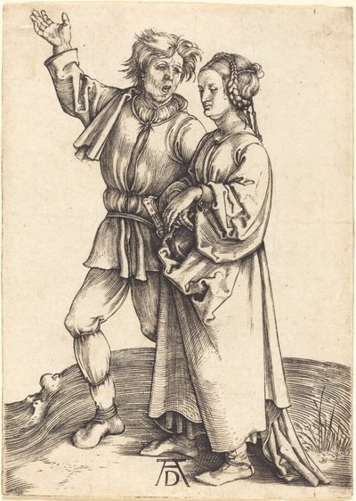 Boer en Zijn Vrouw door Albrecht Dürer
