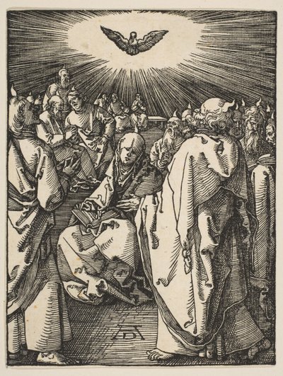 Pinksteren, uit De Kleine Passie door Albrecht Dürer