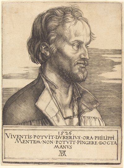 Philip Melanchthon door Albrecht Dürer