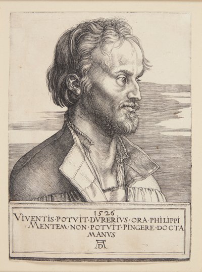 Philip Melanchthon door Albrecht Dürer