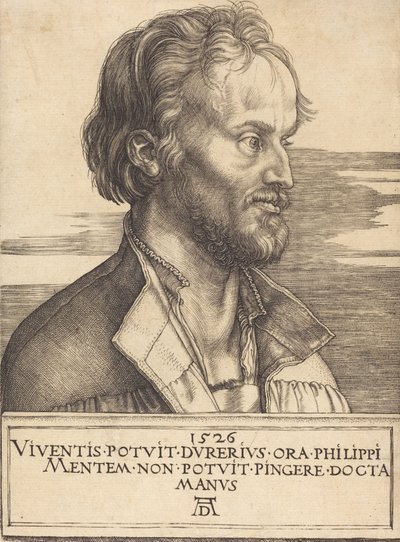 Philip Melanchthon door Albrecht Dürer
