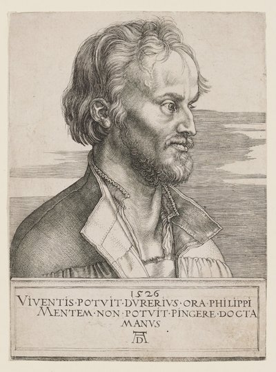 Philipp Melanchthon door Albrecht Dürer