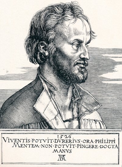 Philipp Melanchthon, 1526, 1906 door Albrecht Dürer