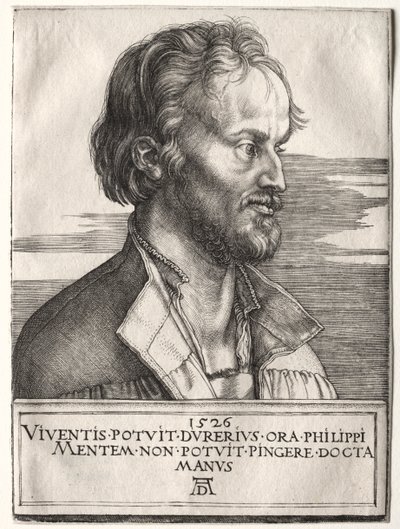 Philipp van Melanchthon door Albrecht Dürer