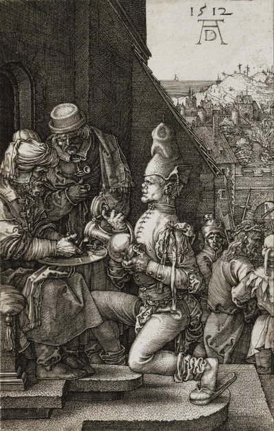 Pilatus wast zijn handen door Albrecht Dürer