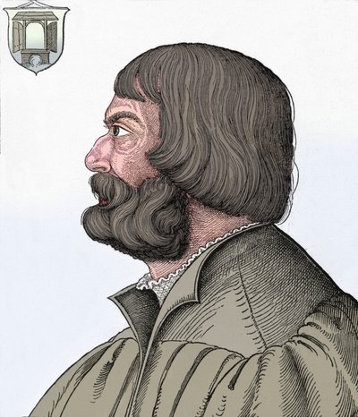 Portret van Albrecht Durer, 1527, 1906 door Albrecht Dürer