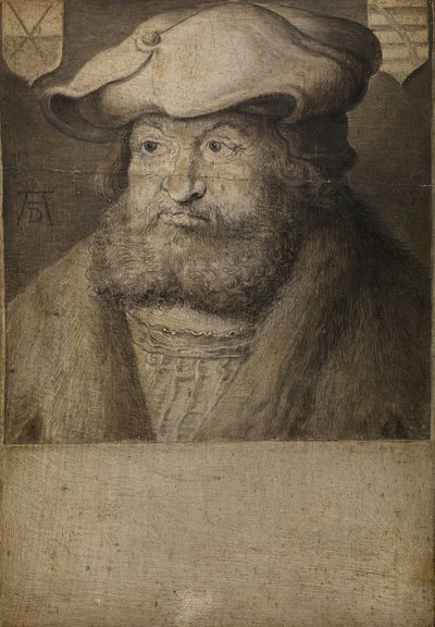 Portret van Frederik III, Keurvorst van Saksen 1463-1525, c. 1525 door Albrecht Dürer