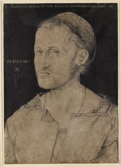 Portret van Hans Burgkmair, 1518 door Albrecht Dürer