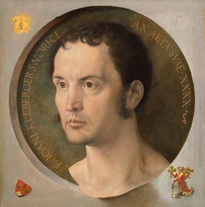 Portret van Johann Kleeberger, 1526 door Albrecht Dürer