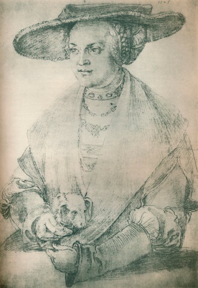 Portret van een dame door Albrecht Dürer
