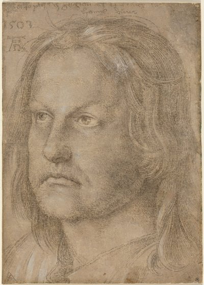 Portret van een man door Albrecht Dürer