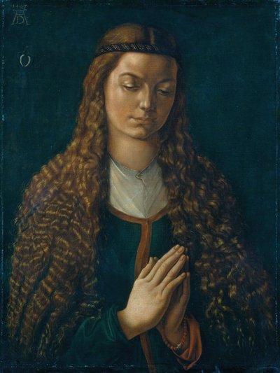 Portret van een jonge vrouw door Albrecht Dürer