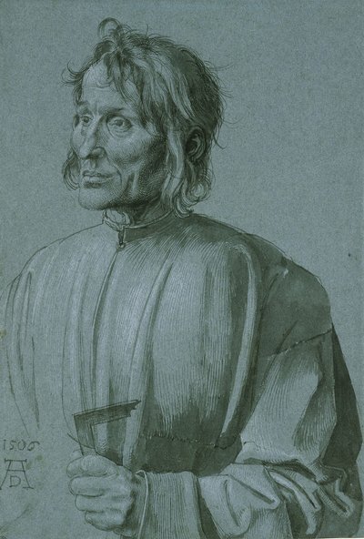Portret van een architect Hieronymus von Augsburg door Albrecht Dürer