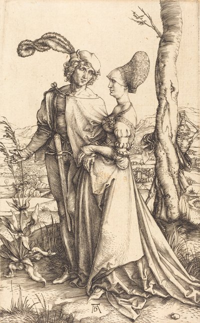 Promenade, ca. 1497 door Albrecht Dürer