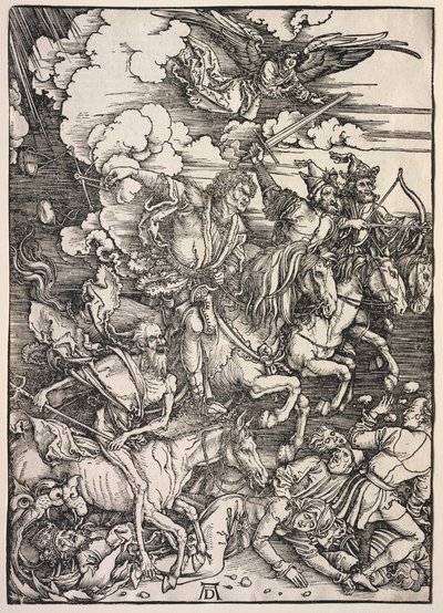 Openbaring van Johannes: De Vier Ruiters door Albrecht Dürer