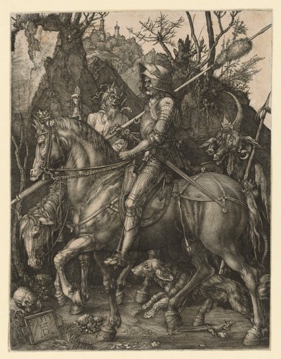 Ridder, dood en duivel door Albrecht Dürer