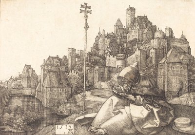 Sint Antonius Lezend, 1519 door Albrecht Dürer