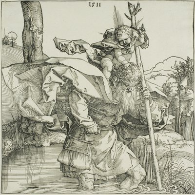 Sint Christoffel door Albrecht Dürer