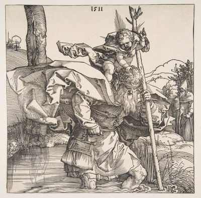 Sint-Christoffel door Albrecht Dürer