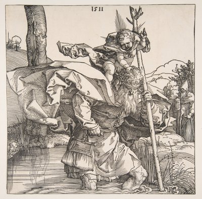 Sint Christoffel, 1511 door Albrecht Dürer