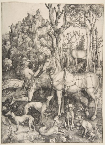 Sint Eustachius door Albrecht Dürer