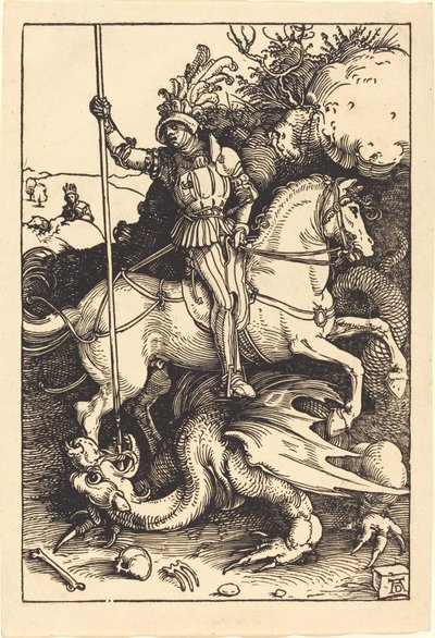 Sint Joris Doodt de Draak door Albrecht Dürer