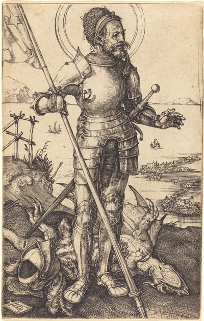 Sint Joris Staand door Albrecht Dürer