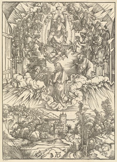 Sint Johannes voor God en de Ouderen door Albrecht Dürer