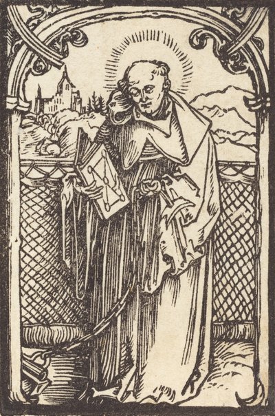Sint Leonardus, ca. 1500 door Albrecht Dürer