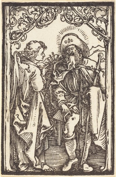 Sint Rochus door Albrecht Dürer