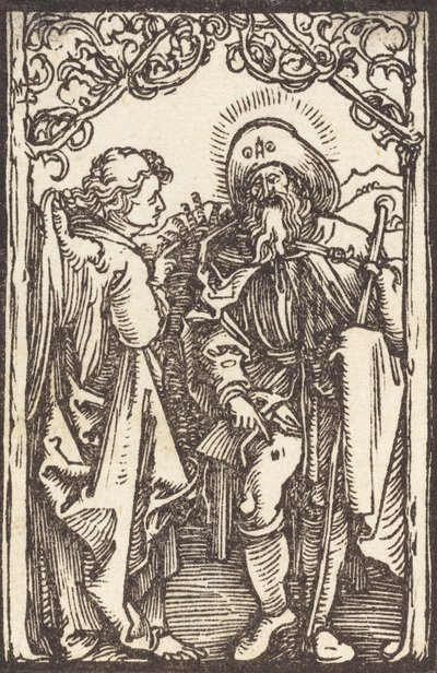 Sint Rochus, ca. 1500 door Albrecht Dürer