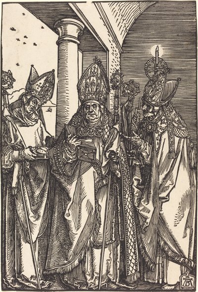 Heiligen Nicolaas, Ulrich en Erasmus door Albrecht Dürer