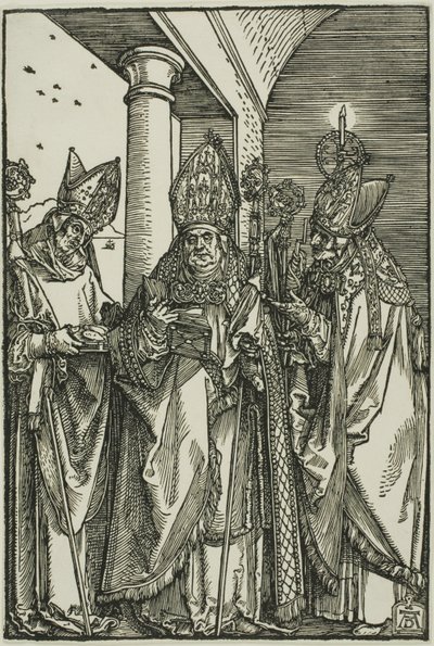Heiligen Nicolaas, Ulrich en Erasmus door Albrecht Dürer