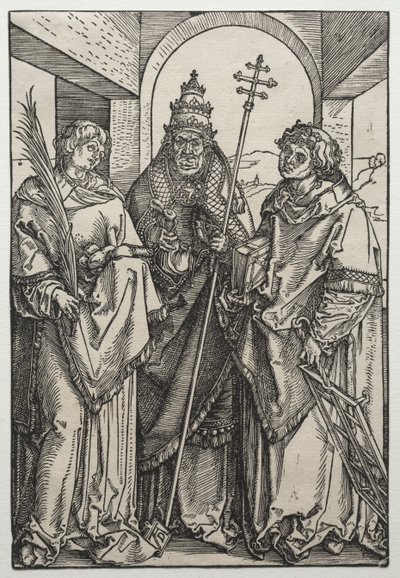 Heiligen Stefanus, Sixtus en Laurentius door Albrecht Dürer