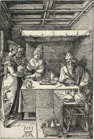Salome Presenteert het Hoofd van Johannes de Doper aan Herodias door Albrecht Dürer