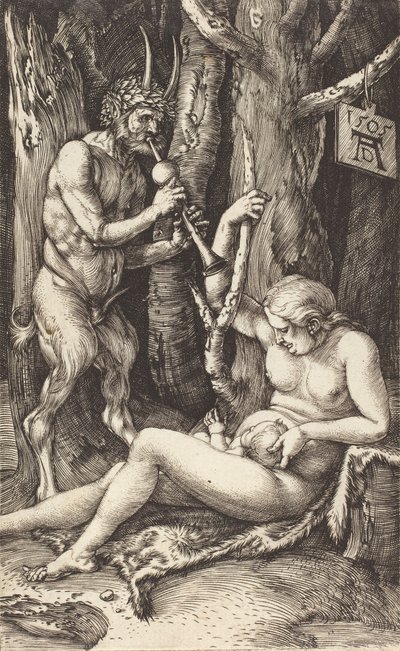 Satyrfamilie door Albrecht Dürer