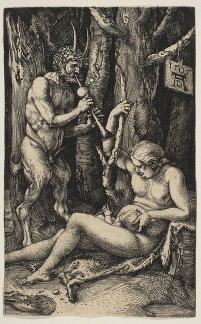 Satyrenfamilie, 1505 door Albrecht Dürer