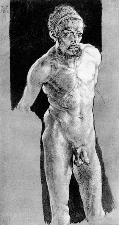 Zelfportret naakt door Albrecht Dürer