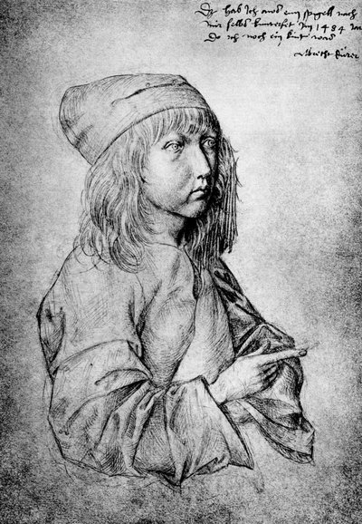 Zelfportret op dertienjarige leeftijd, 1484 door Albrecht Dürer