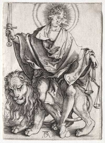 Zoon van de Rechtvaardigheid, ca. 1500 door Albrecht Dürer