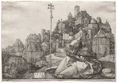 Sint Antonius Lezend door Albrecht Dürer